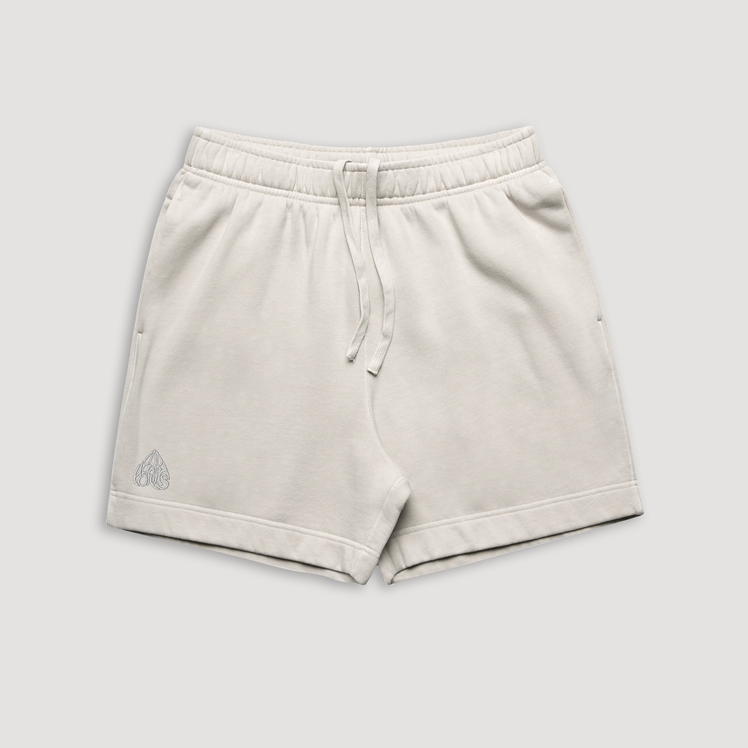 Heritage Faded Track Shorts | Off-White Logo Embroidery